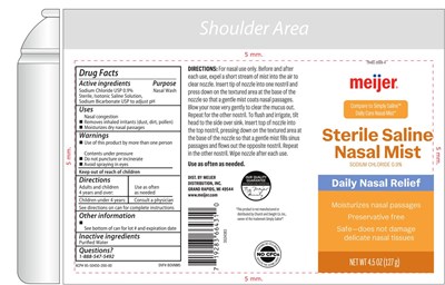 Meijer Sterile Saline Nasal Mist_ndc 79481-0569-4 (Meijer Sterile Saline Nasal Mist Ndc 79481 0569 4)
